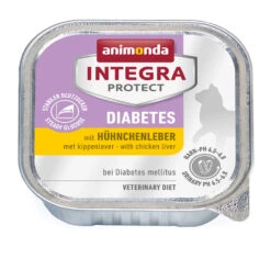 Animonda INTEGRA PROTECT Diabetes Katze Adult 16x100 G Mit Hühnchenleber