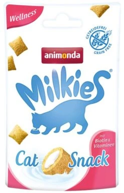 Milkies Katzensnack Adult Wellness 12x30g Mit Biotin Und Vitaminen