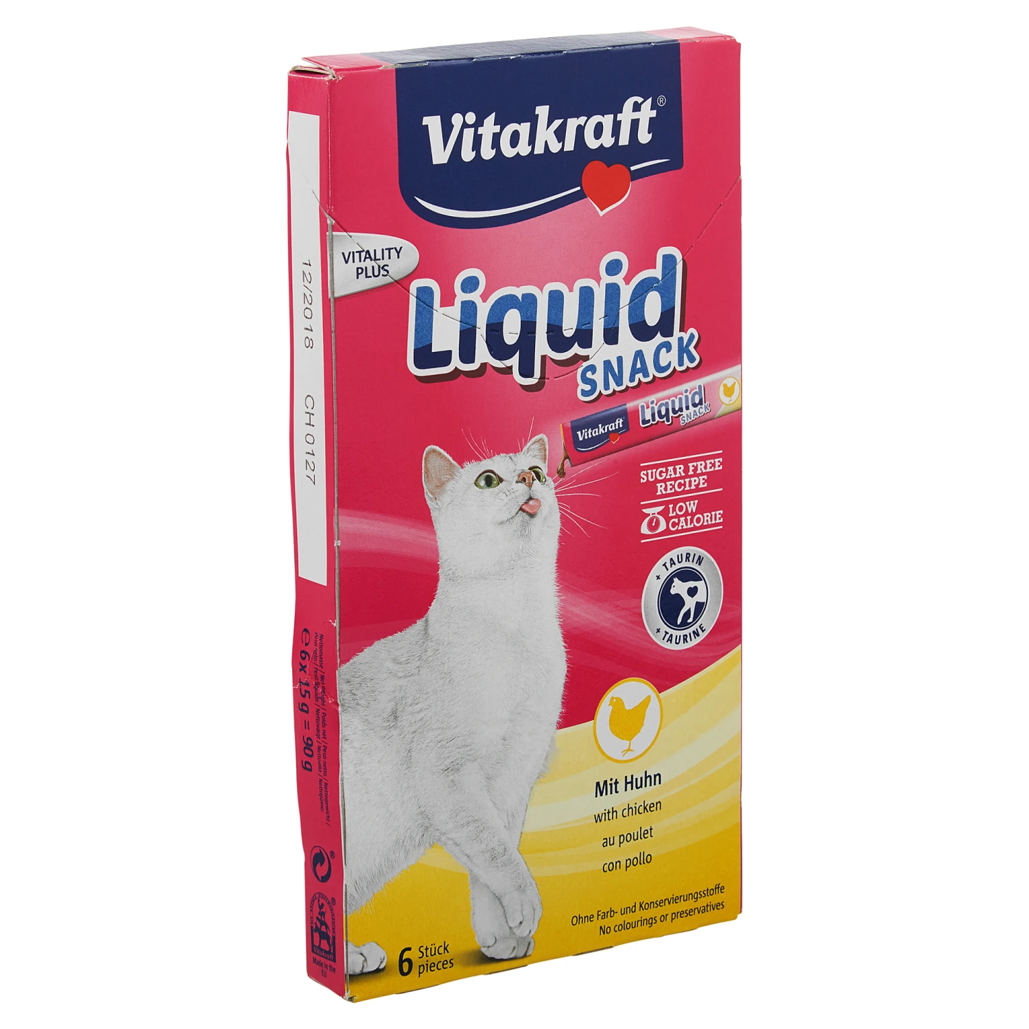ANIMONDA Katzensnack "Liquid Snack" Mit Huhn/Taurin 6x 15 G 3 ANIMONDA Katzensnack "Liquid Snack" Mit Huhn/Taurin 6x 15 G