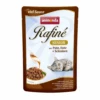 ANIMONDA Katzennassfutter 'Rafiné' Senior Mit Pute, Ente & Schinken 100 G