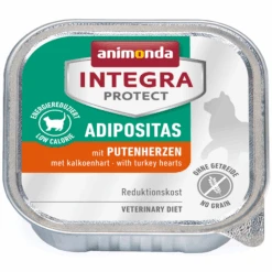 ANIMONDA Katzennassfutter 'Integra Protect Adipositas' Adult, Mit Pute Und Schwein, 100 G