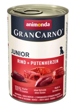 Animonda GranCarno Junior 6x400g Dose Mit Rind Und Putenherzen
