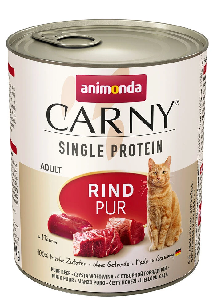 Animonda CARNY Adult Single Protein 6x800g Mit Rind Pur 3 Animonda CARNY Adult Single Protein 6x800g Mit Rind Pur
