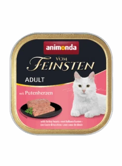 Animonda Vom Feinsten Adult 32x100g Schale Mit Putenherzen