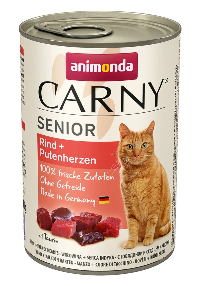 Animonda CARNY Senior 6x400g Mit Rind Und Putenherzen 3 Animonda CARNY Senior 6x400g Mit Rind Und Putenherzen