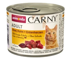Animonda CARNY Adult 6x200g Mit Rind, Huhn Und Entenherz