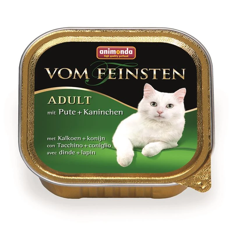 Animonda Vom Feinsten Adult Pute & Kaninchen | 32x 100g Katzenfutter 3 Animonda Vom Feinsten Adult Pute & Kaninchen | 32x 100g Katzenfutter