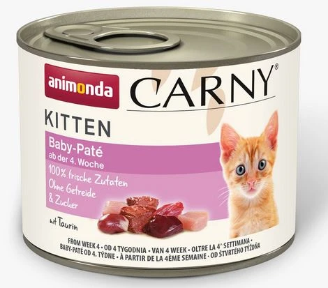 Animonda CARNY Kitten 12x200g Baby Paté 3 Animonda CARNY Kitten 12x200g Baby Paté
