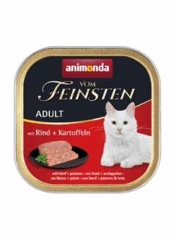 Animonda Vom Feinsten Adult 32x100g Schale Mit Rind Und Kartoffeln