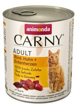 Animonda CARNY Adult 6x800g Mit Rind, Huhn Und Entenherzen