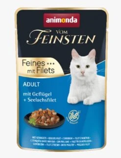 Animonda Vom Feinsten Adult 18x85g Mit Geflügel Und Seelachsfilet