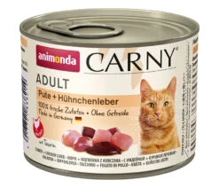 Animonda CARNY Adult 6x200g Mit Pute Und Hühnchenleber