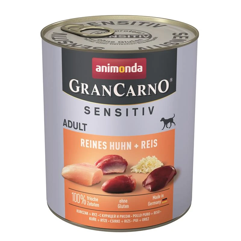 Animonda GranCarno Adult Sensitive Reines Huhn & Reis | 6x 800g 3 Animonda GranCarno Adult Sensitive Reines Huhn & Reis | 6x 800g