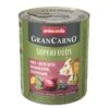 Animonda GranCarno Adult Superfood Rind & Rote Beete | 6x 800g -Animonda 6x Animonda GranCarno Adult Superfood Rind und Rote Beete 800g 214750