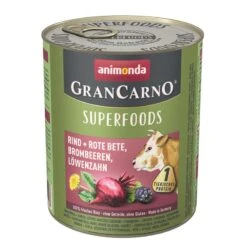 Animonda GranCarno Adult Superfood Rind & Rote Beete | 6x 800g