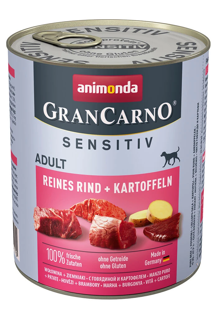 Animonda GranCarno Sensitiv 6x800g Dose Mit Rind Und Kartoffeln 3 Animonda GranCarno Sensitiv 6x800g Dose Mit Rind Und Kartoffeln