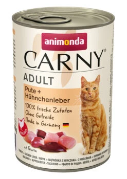 Animonda CARNY Adult 6x400g Mit Pute Und Hühnchenleber