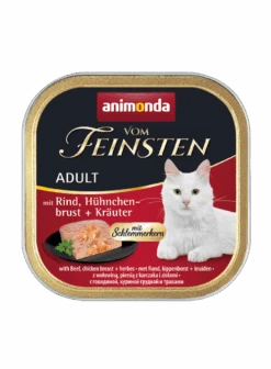 Animonda Vom Feinsten Adult 32x100g Mit Rind, Hähnchenbrust Und Kräutern