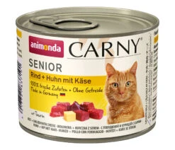 Animonda CARNY Senior 6x200g Mit Rind, Huhn Und Käse