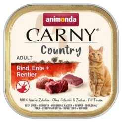 Animonda Carny Adult Country Rind, Ente + Rentier