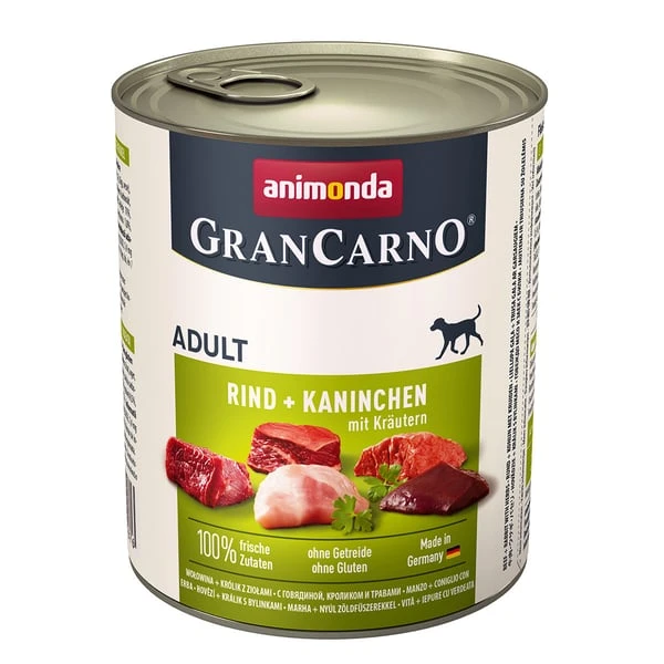 Animonda GranCarno Rind Und Kaninchen Mit Kräutern 3 Animonda GranCarno Rind Und Kaninchen Mit Kräutern