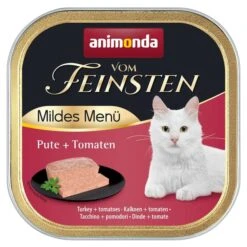 Animonda Vom Feinsten Adult Mildes Menü Pute + Tomaten -Animonda animonda vom feinsten mildes menue pute tomaten