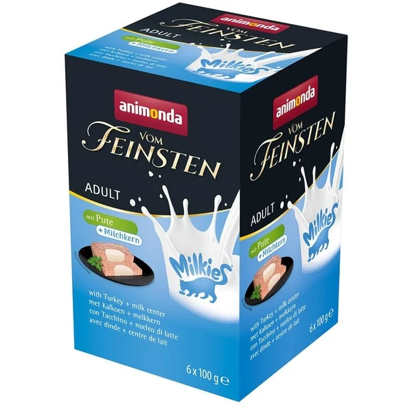 Animonda Vom Feinsten Adult Mit Pute + Milchkern 3 Animonda Vom Feinsten Adult Mit Pute + Milchkern