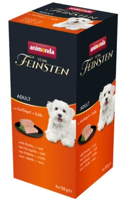 Animonda Vom Feinsten Adult Mixpaket Mit Geflügel Und Kalb 6x150g