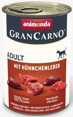 Animonda GranCarno Adult 12x400g Mit Hühnerleber