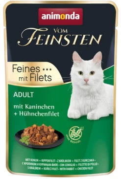 Animonda Vom Feinsten Adult 18x85g Mit Kaninchen Und Hühnchenfilet