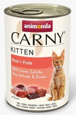 Animonda CARNY Kitten 12x400g Mit Rind Und Putenherzen
