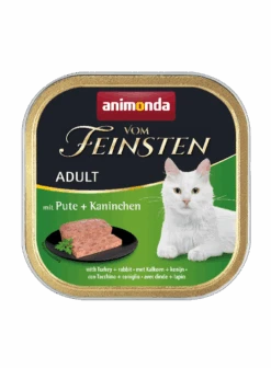 Animonda Vom Feinsten Adult 32x100g Schale Mit Pute Und Kaninchen