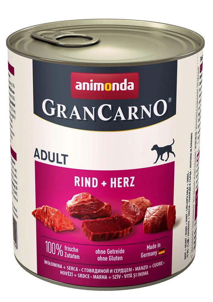 Animonda GranCarno Adult 6x800g Dose Mit Rind Und Herz 3 Animonda GranCarno Adult 6x800g Dose Mit Rind Und Herz
