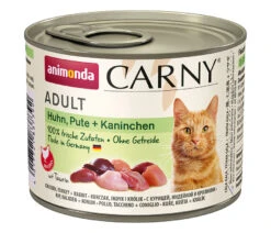 Animonda CARNY Adult 6x200g Mit Huhn, Pute + Kaninchen