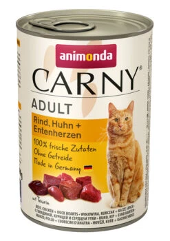 Animonda CARNY Adult 6x400g Mit Rind, Huhn Und Entenherz