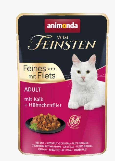 Animonda Vom Feinsten 18x85g Mit Kalb Und Hühnchenfilet 3 Animonda Vom Feinsten 18x85g Mit Kalb Und Hühnchenfilet
