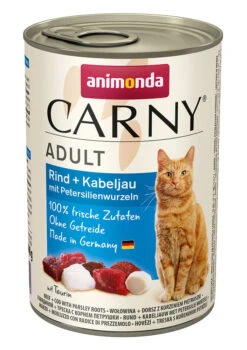 Animonda CARNY Adult 6x400g Mit Rind, Kabeljau Und Petersilienwurzeln