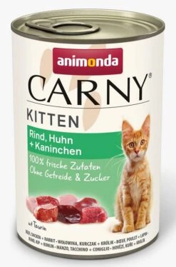 Animonda CARNY Kitten 12x400g Mit Rind, Huhn Und Kaninchen