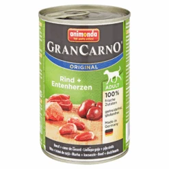 ANIMONDA Hundenassfutter "Gran Carno" Orginal Mit Rind/Entenherzen 400 G