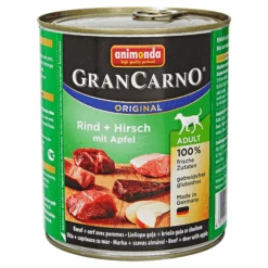 ANIMONDA Hundenassfutter "Gran Carno" Original Mit Rind/Hirsch/Apfel 800 G