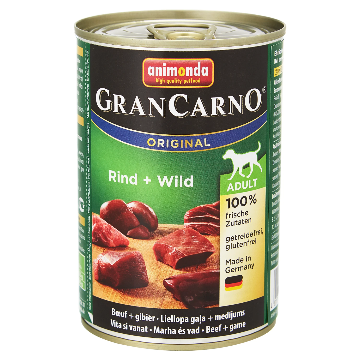 ANIMONDA Hundenassfutter "Gran Carno" Original Mit Rind/Wild 400 G 3 ANIMONDA Hundenassfutter "Gran Carno" Original Mit Rind/Wild 400 G