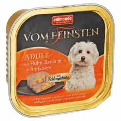 ANIMONDA Hundenassfutter "Vom Feinsten" Adult Mit Huhn/Banane/Aprikose 150 G