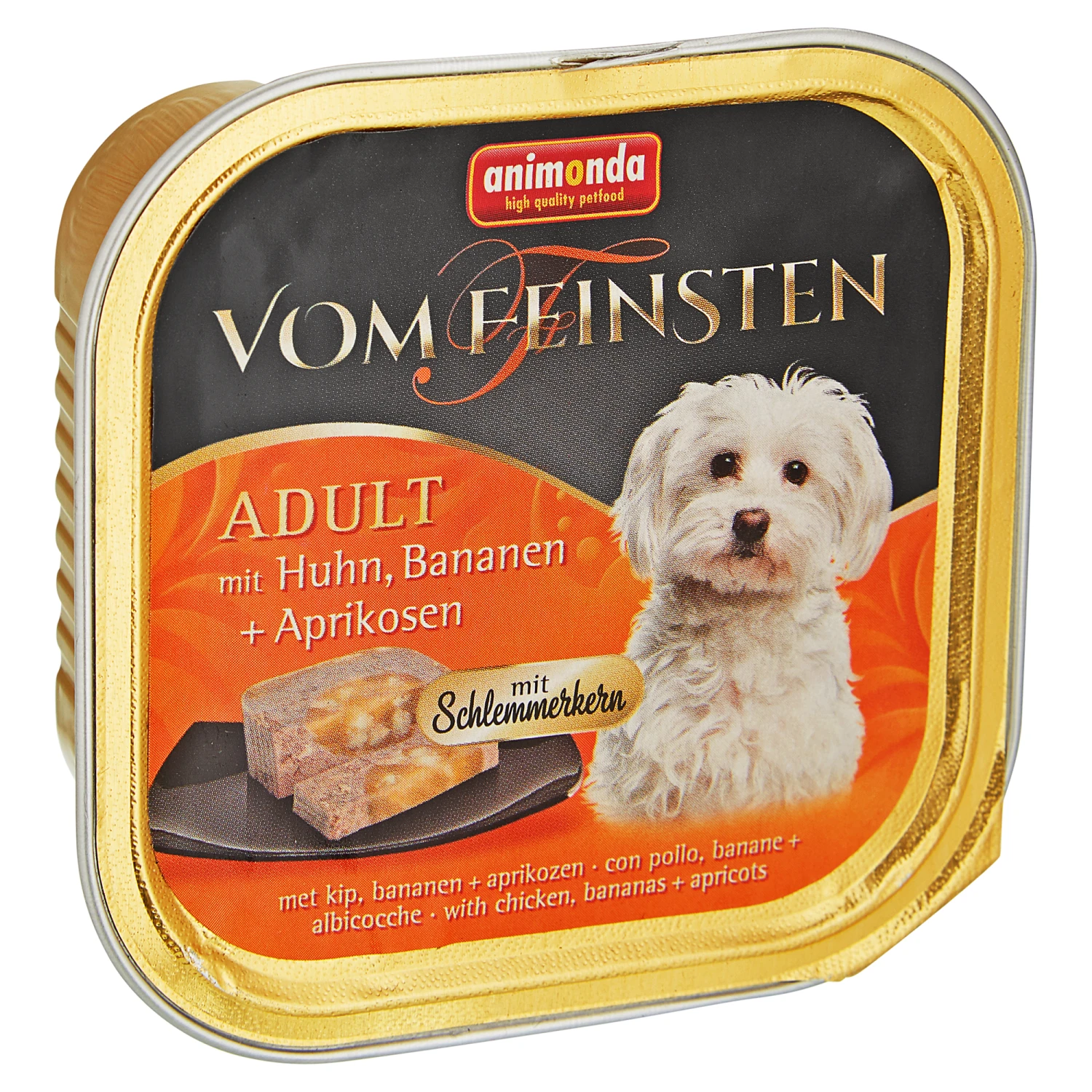 ANIMONDA Hundenassfutter "Vom Feinsten" Adult Mit Huhn/Banane/Aprikose 150 G 3 ANIMONDA Hundenassfutter "Vom Feinsten" Adult Mit Huhn/Banane/Aprikose 150 G