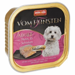 ANIMONDA Hundenassfutter "Vom Feinsten" Adult Mit Huhn/Ei/Schinken 150 G