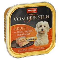 ANIMONDA Hundenassfutter "Vom Feinsten" Adult Mit Huhn/Joghurt/Haferflocken 150 G