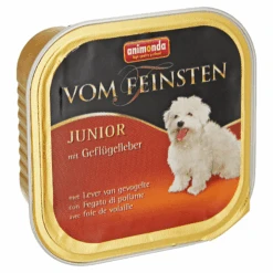 ANIMONDA Hundenassfutter "Vom Feinsten" Junior Mit Geflügelleber 150 G