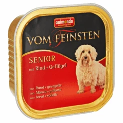 ANIMONDA Hundenassfutter "Vom Feinsten" Senior Mit Rind/Geflügel 150 G
