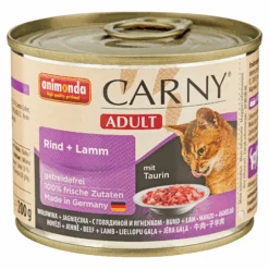 ANIMONDA Katzenfutter "Carny" Adult Mit Rind/Lamm 200 G