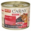 ANIMONDA Katzennassfutter "Carny" Adult Mit Rind/Herz 200 G