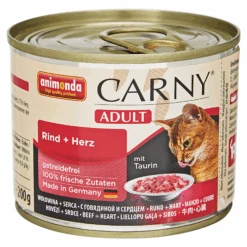 ANIMONDA Katzennassfutter "Carny" Adult Mit Rind/Herz 200 G